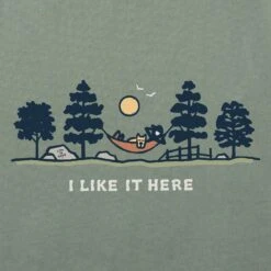 Men's I Like It Here Hammock Vista Short Sleeve Tee -LIFE IS GOOD SHOP 120577 2