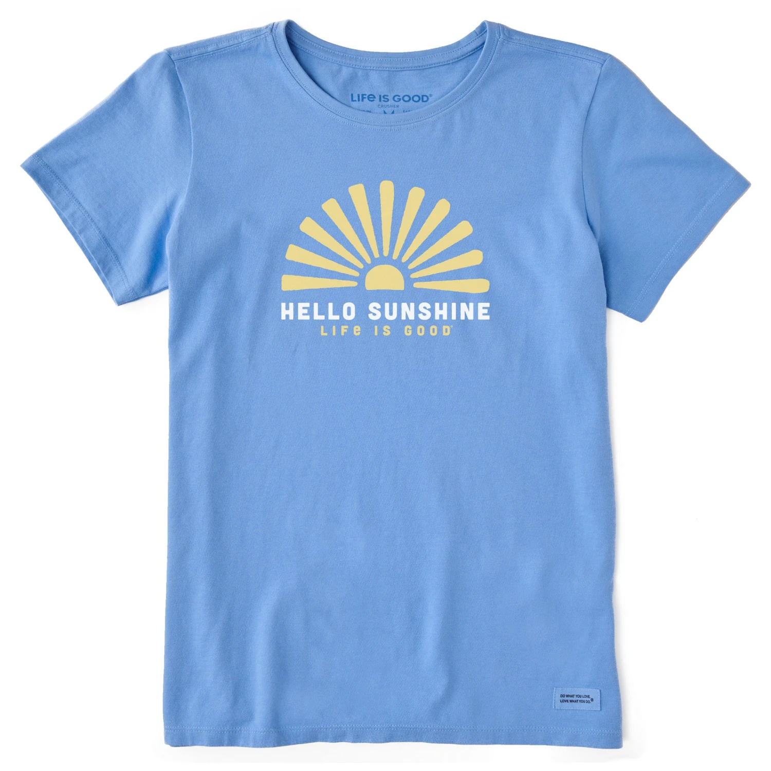 Women's Hello Sunshine Sun Short Sleeve Crusher Tee 1 Women's Hello Sunshine Sun Short Sleeve Crusher Tee