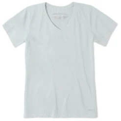 Women's Solid Short Sleeve Vee 23 Women's Solid Short Sleeve Vee -LIFE IS GOOD SHOP 123799 1