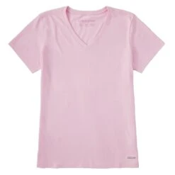 Women's Solid Short Sleeve Vee 25 Women's Solid Short Sleeve Vee -LIFE IS GOOD SHOP 123806 1