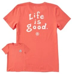 Women's LIG Vintage Wordmark Stacked Short Sleeve Crusher Tee