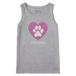 Women's Best Things Paw Heart Crusher Tank