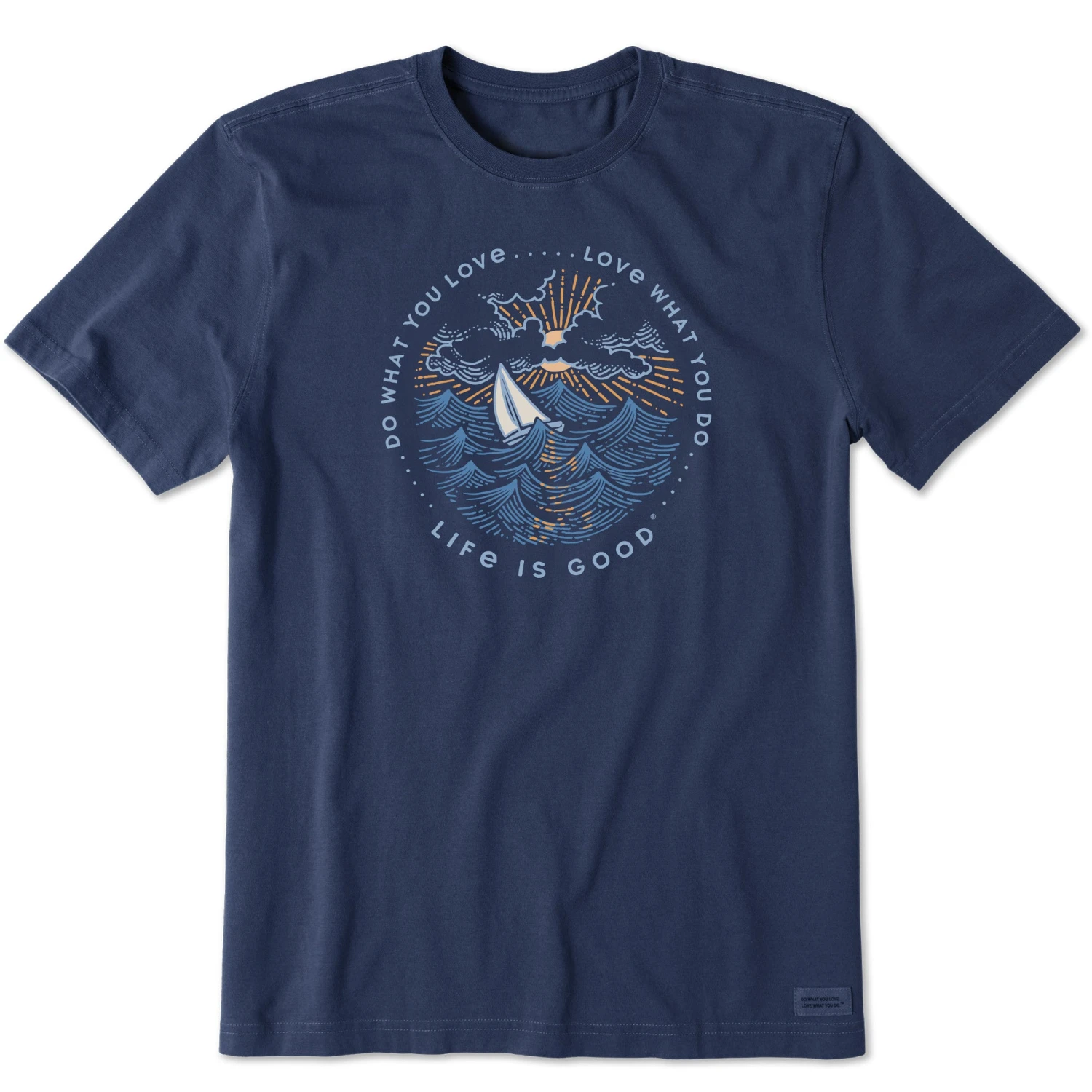 Men's DWYL Sea Sailboat Short Sleeve Tee 1 Men's DWYL Sea Sailboat Short Sleeve Tee