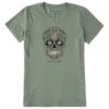 Women's Daisy Skull Short Sleeve Crusher Tee