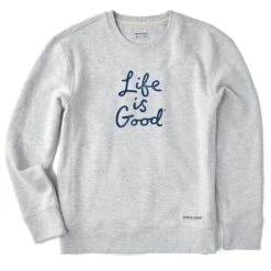 Women's LIG Scribble Simply True Fleece Crew 14 Women's LIG Scribble Simply True Fleece Crew -LIFE IS GOOD SHOP 127988 1