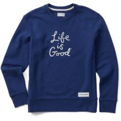 Women's LIG Scribble Simply True Fleece Crew 16 Women's LIG Scribble Simply True Fleece Crew -LIFE IS GOOD SHOP 127990 1