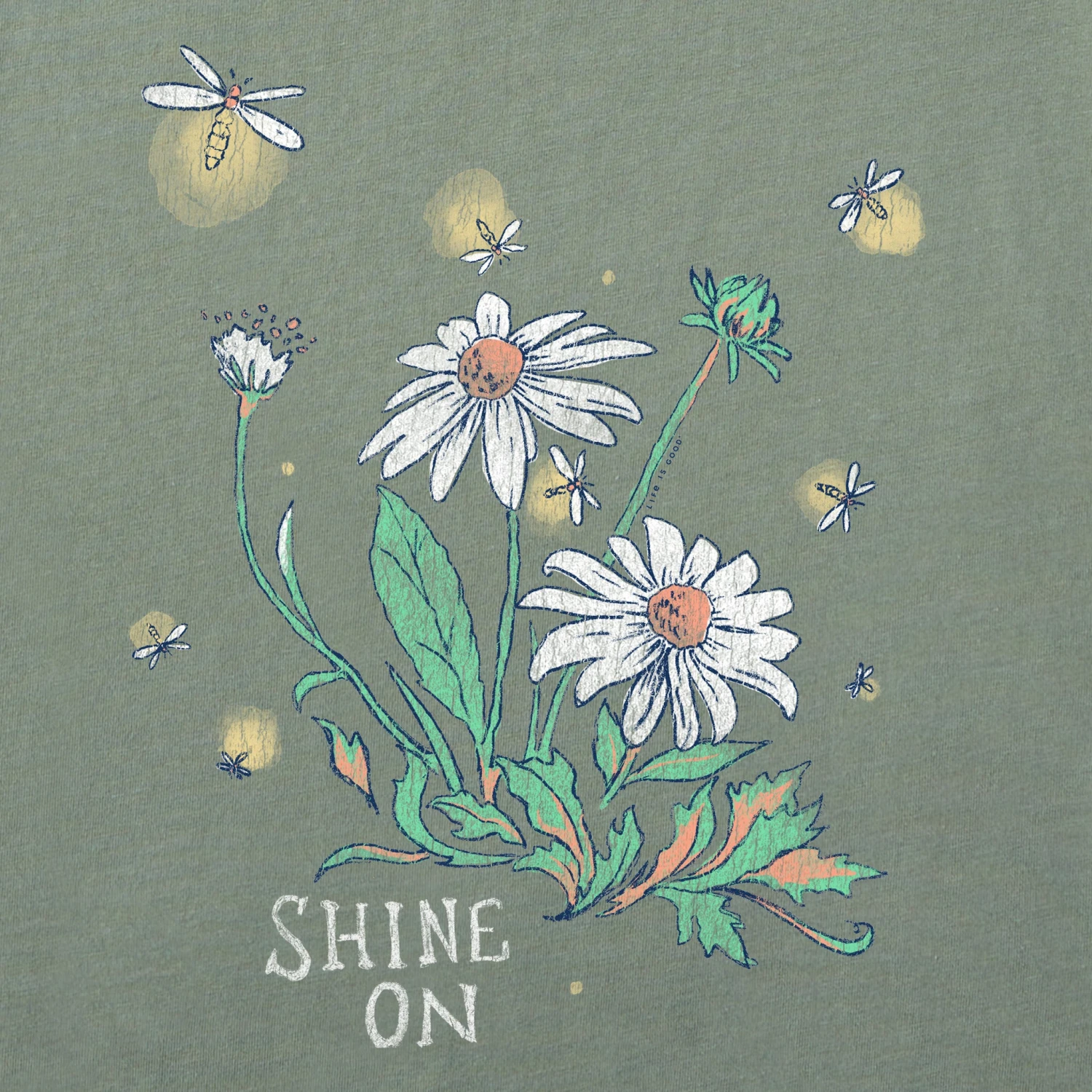Women's Dreamy Shine On Daisies Short Sleeve Crusher Vee 6 Women's Dreamy Shine On Daisies Short Sleeve Crusher Vee - Image 6