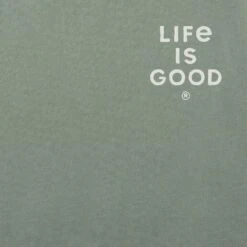 Men's Freshwater Fish More Work Less Short Sleeve Tee -LIFE IS GOOD SHOP 128405 3