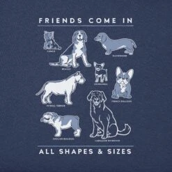 Men's Dog Friends Shapes & Sizes Short Sleeve Tee -LIFE IS GOOD SHOP 128424 2 cbb7be9a fa6f 424a 8c33 a7cba4204477