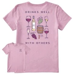 Women's Realaxed Drinks Well With Others Short Sleeve Tee