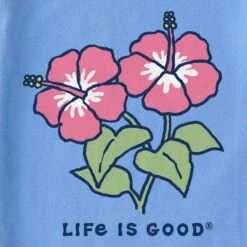 Women's Hibiscuses Short Sleeve Crusher Boxy Tee -LIFE IS GOOD SHOP 129356 2 21f96875 2478 47ac 86f9 708a6b22fcc3
