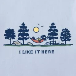 Men's I Like It Here Hammock Vista Short Sleeve Tee -LIFE IS GOOD SHOP 129577 2