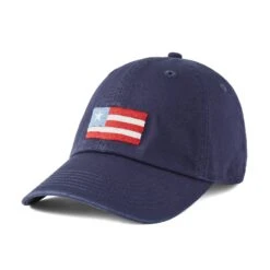 Adult Unisex Three Stripe Flag Chill Cap