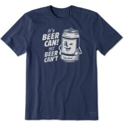 Men's Beer Can Short Sleeve Tee