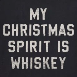 Men's Christmas Spirit Is Whiskey Block Letter Short Sleeve Crusher Tee -LIFE IS GOOD SHOP 131760 2