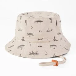 Adult Unisex Fish Tackle Box Pattern Bucket Hat