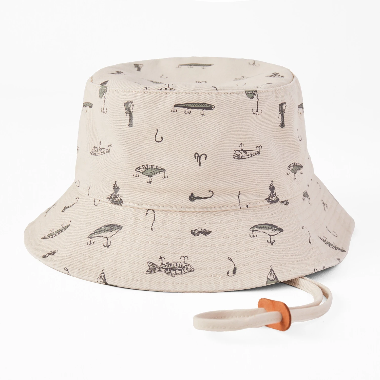Adult Unisex Fish Tackle Box Pattern Bucket Hat 1 Adult Unisex Fish Tackle Box Pattern Bucket Hat
