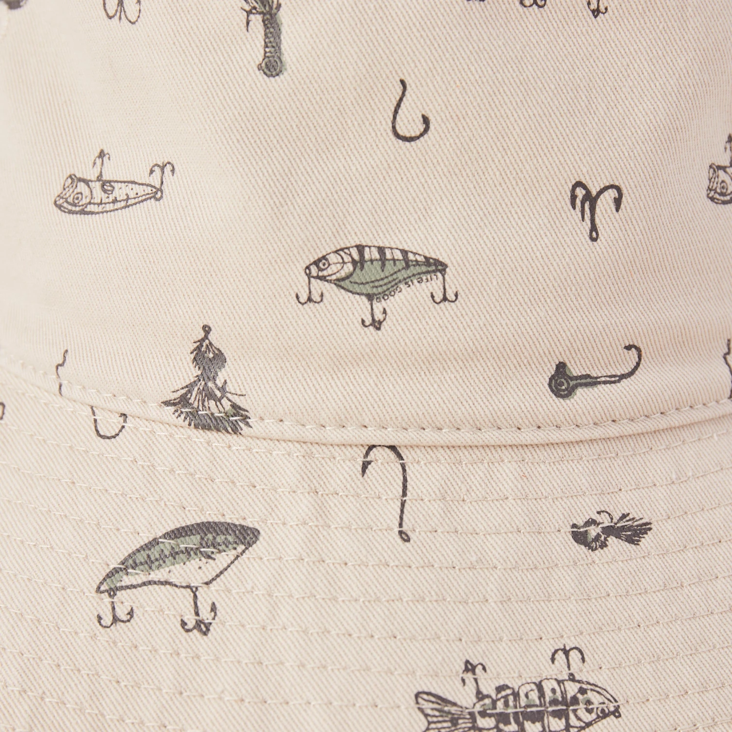 Adult Unisex Fish Tackle Box Pattern Bucket Hat 2 Adult Unisex Fish Tackle Box Pattern Bucket Hat - Image 2