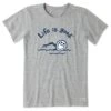 Women's Jake Swim Short Sleeve Crusher Tee