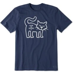 Men's Al Outline Short Sleeve Crusher Tee