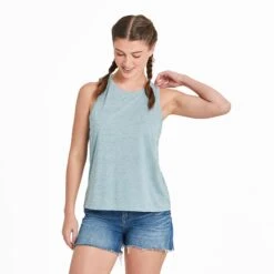 Women's Solid Sun Crusher Tank