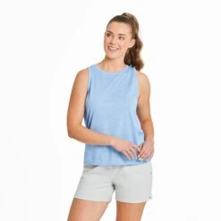 Women's Solid Sun Crusher Tank 29 Women's Solid Sun Crusher Tank -LIFE IS GOOD SHOP 135436 1