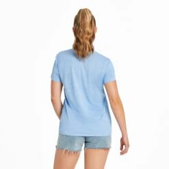 Women's Solid Short Sleeve Sun Crusher Tee -LIFE IS GOOD SHOP 135442 2