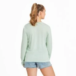 Women's Solid Long Sleeve Sun Crusher Tee -LIFE IS GOOD SHOP 135445 2