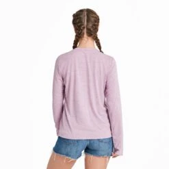 Women's Solid Long Sleeve Sun Crusher Tee -LIFE IS GOOD SHOP 135446 2