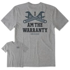 Men's I Am The Warranty Short Sleeve Tee -LIFE IS GOOD SHOP 135830 1