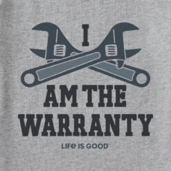 Men's I Am The Warranty Short Sleeve Tee -LIFE IS GOOD SHOP 135830 2