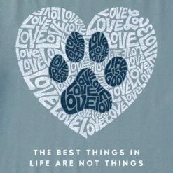 Women's Best Things Paw Heart Crusher Tank 17 Women's Best Things Paw Heart Crusher Tank -LIFE IS GOOD SHOP 136157 2