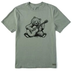Men's Acoustic Bear Short Sleeve Tee 6 Men's Acoustic Bear Short Sleeve Tee -LIFE IS GOOD SHOP 136688 1 900d8e0a a7e8 4cd7 8a9b 3646711e6355