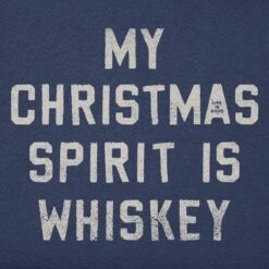 Men's Christmas Spirit Is Whiskey Block Letter Short Sleeve Crusher Tee -LIFE IS GOOD SHOP 137408 2