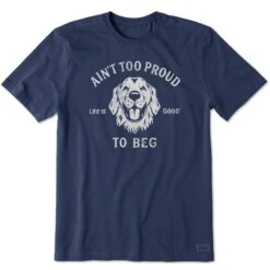 Men's Ain't Too Proud To Beg Short Sleeve Tee -LIFE IS GOOD SHOP 137852 1 c77dc51d fb19 4a4f 9060 ca68d3855fc9