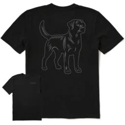 Men's Clean Labrador Short Sleeve Tee -LIFE IS GOOD SHOP 137962 1