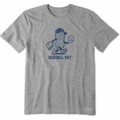 Men's Baseball Nut Short Sleeve Crusher Tee