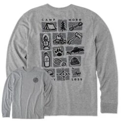 Men's Camp More Long Sleeve Crusher Tee 13 Men's Camp More Long Sleeve Crusher Tee -LIFE IS GOOD SHOP 139254 1