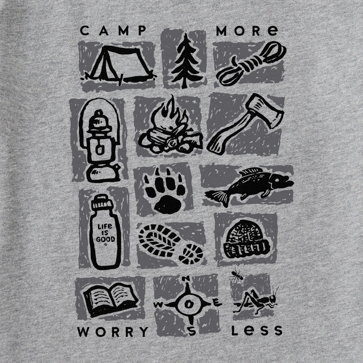 Men's Camp More Long Sleeve Crusher Tee 7 Men's Camp More Long Sleeve Crusher Tee - Image 7