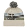 Adult Unisex Stripe LIG So Chill Beanie