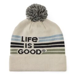 Adult Unisex Stripe LIG So Chill Beanie