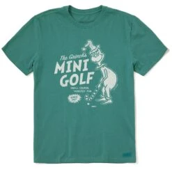 Men's Grinch's Mini Golf Short Sleeve Crusher Tee