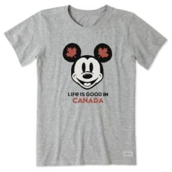 Women's Willie Canada Short Sleeve Crusher Tee