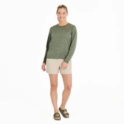 Women's Solid Long Sleeve Sun Crusher Tee -LIFE IS GOOD SHOP 141280 4