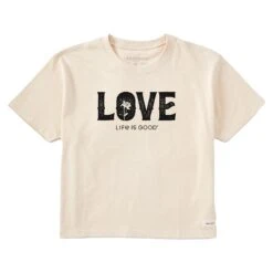 Women's Floral Love Short Sleeve Crusher Boxy Tee -LIFE IS GOOD SHOP 142153 1 bd0bf025 2b20 46f7 9861 dbd7cf411f7b