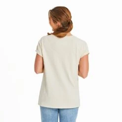 Women's Solid Slub Easy Fit Pocket Tee -LIFE IS GOOD SHOP 142198 2