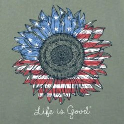 Women's American Sunflower Short Sleeve Crusher Boxy Tee -LIFE IS GOOD SHOP 142294 2 158d03d0 be6c 442a b999 1e6c1d40d82e