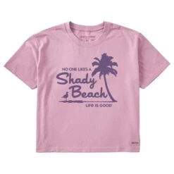 Women's Beach Short Sleeve Crusher Boxy Tee -LIFE IS GOOD SHOP 142339 1