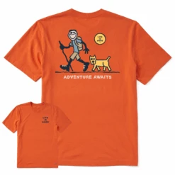 Men's Jake & Rocket Adventure Awaits Short Sleeve Crusher Tee