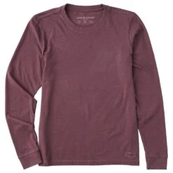Women's Solid Long Sleeve Tee -LIFE IS GOOD SHOP 142651 1